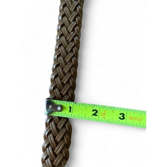 Belt Genuine Leather Brown One Size Unisex Great Condition - Picture 4 of 6